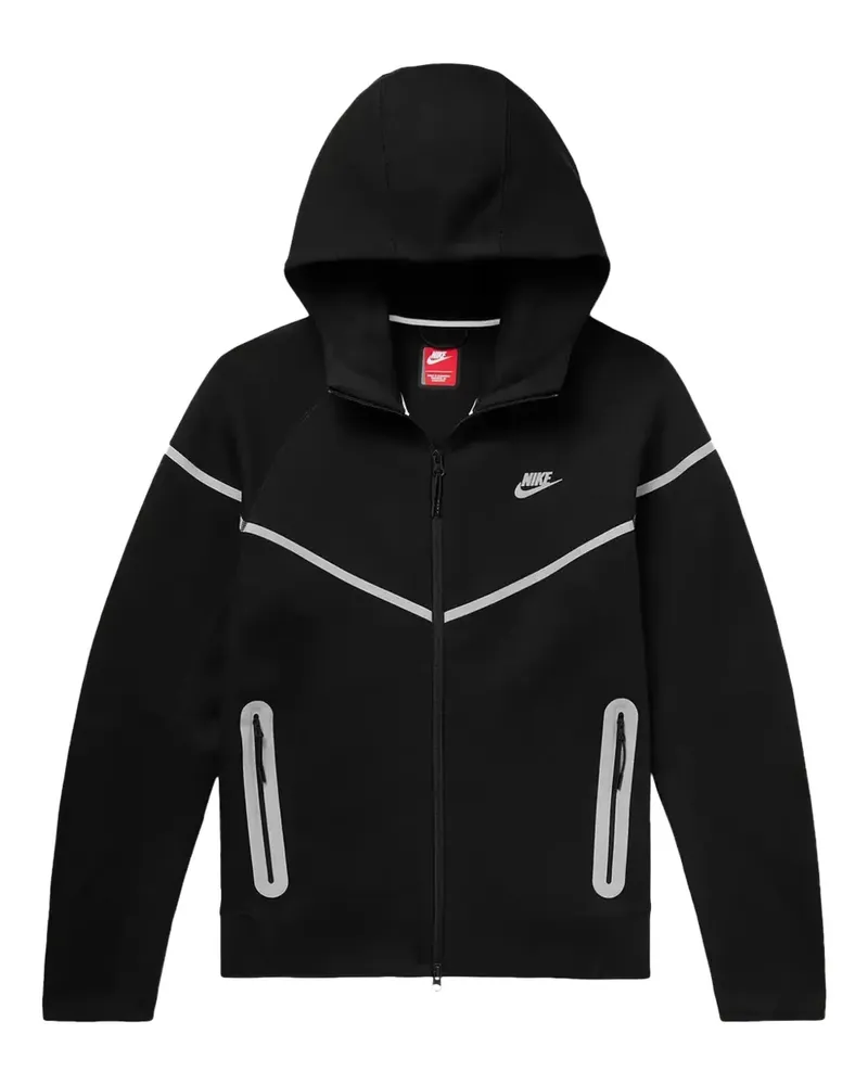 Nike Tech Windrunner Fleecejacke - Schwarz Schwarz