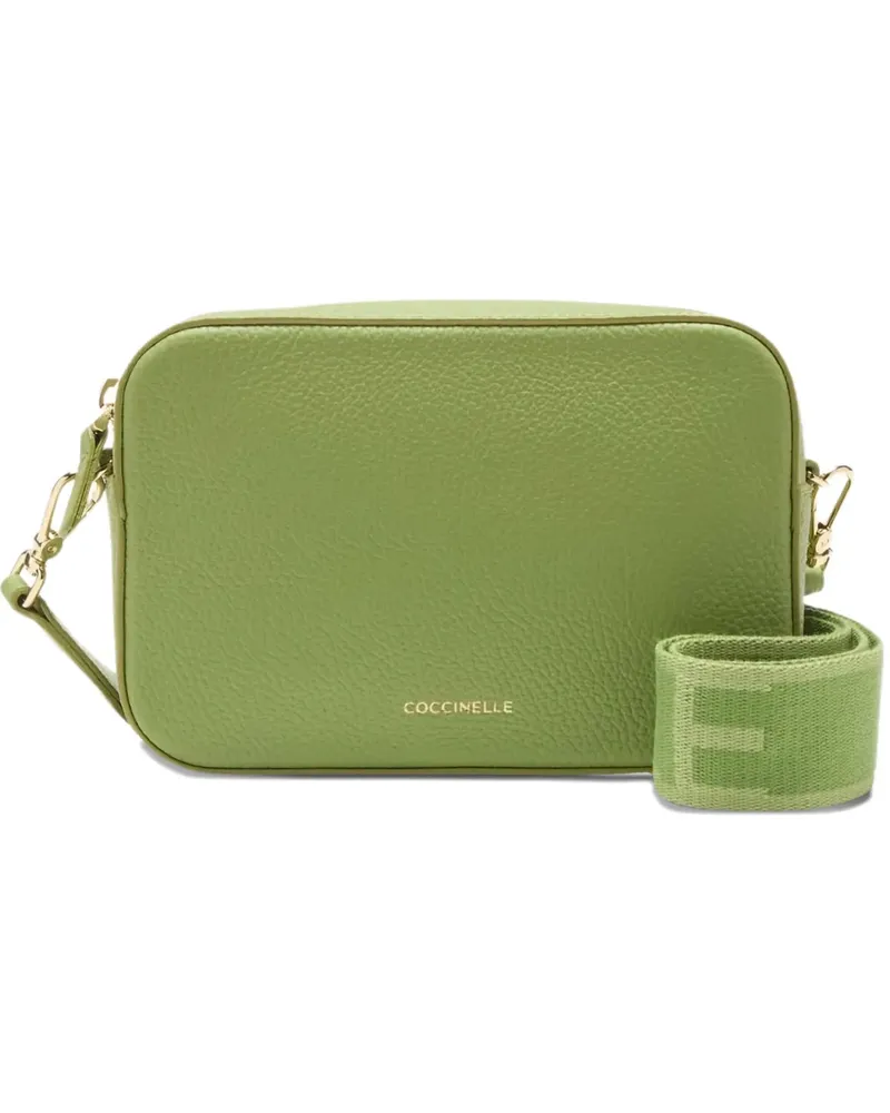 Coccinelle textured tebe shoulder bag - Grün Grün