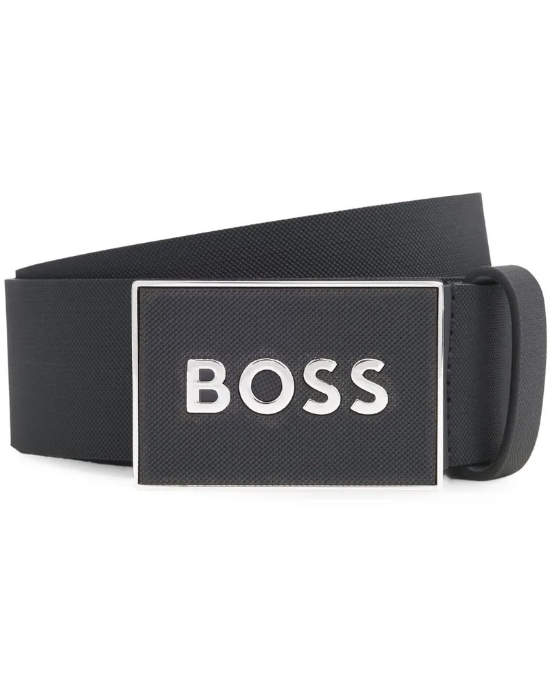 HUGO BOSS Gürtel mit Logo - Schwarz Schwarz