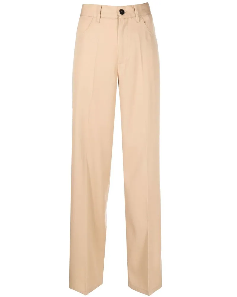 Jil Sander Hose mit geradem Bein - Braun Braun