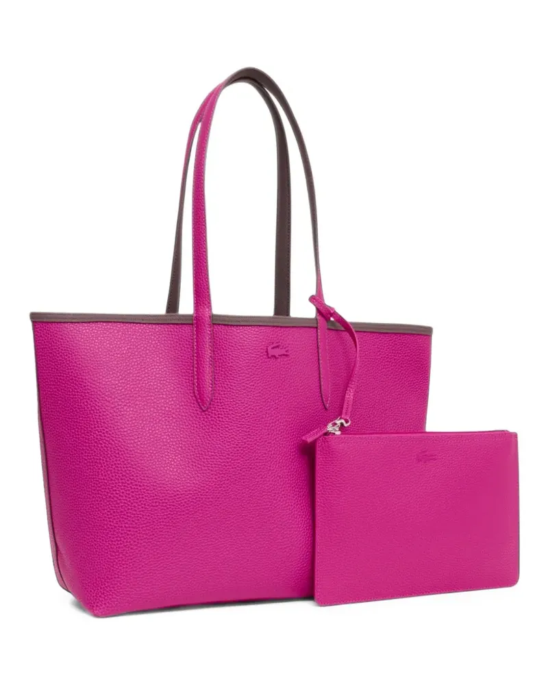 Lacoste Wendbarer Anna Tote Bag mit Beutel - Rosa Rosa