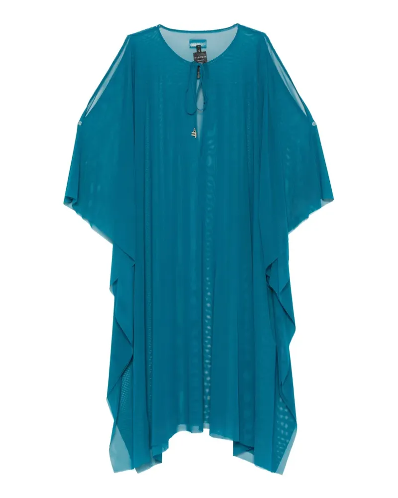 FISICO-Cristina Ferrari cutout midi dress - Blau Blau