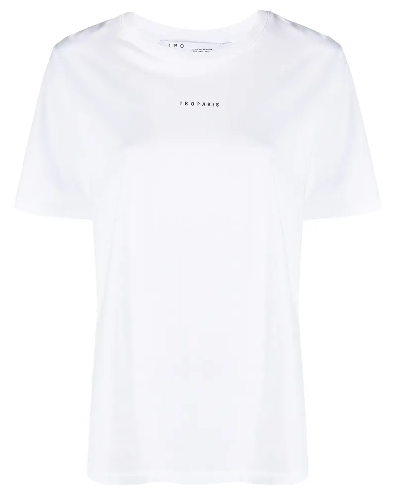 IRO T-Shirt mit Logo-Print - Weiß Weiß