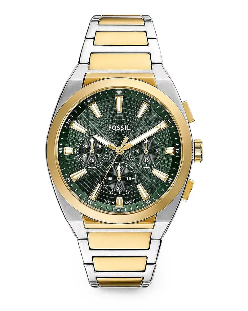 Fossil Everett Chronograph 44mm watch - Grün Grün