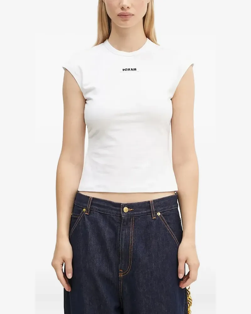 ksubi Staple T-Shirt mit Logo - Weiß Weiß