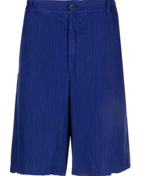 120% Lino Bermudas aus Leinen Blau