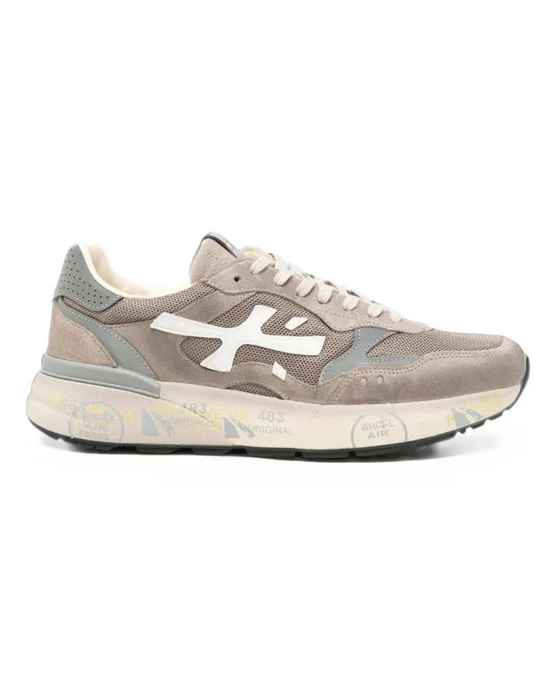 Premiata Mick panelled sneakers - Nude Nude