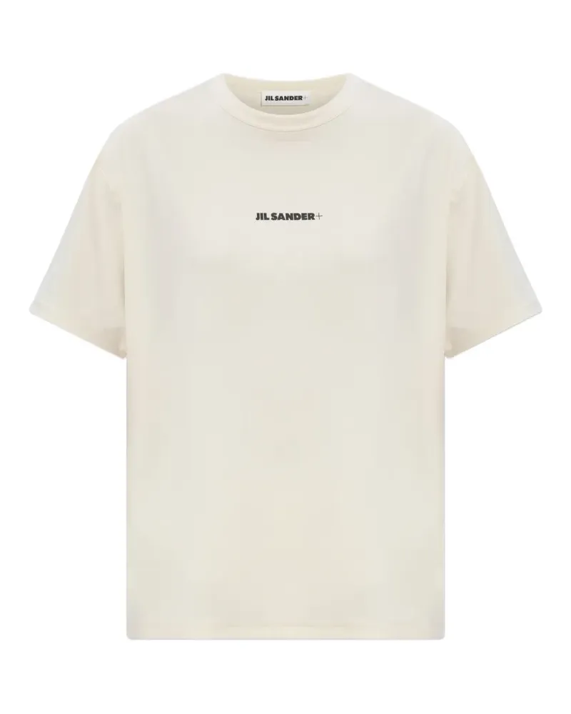 Jil Sander T-Shirt mit Logo - Nude Nude
