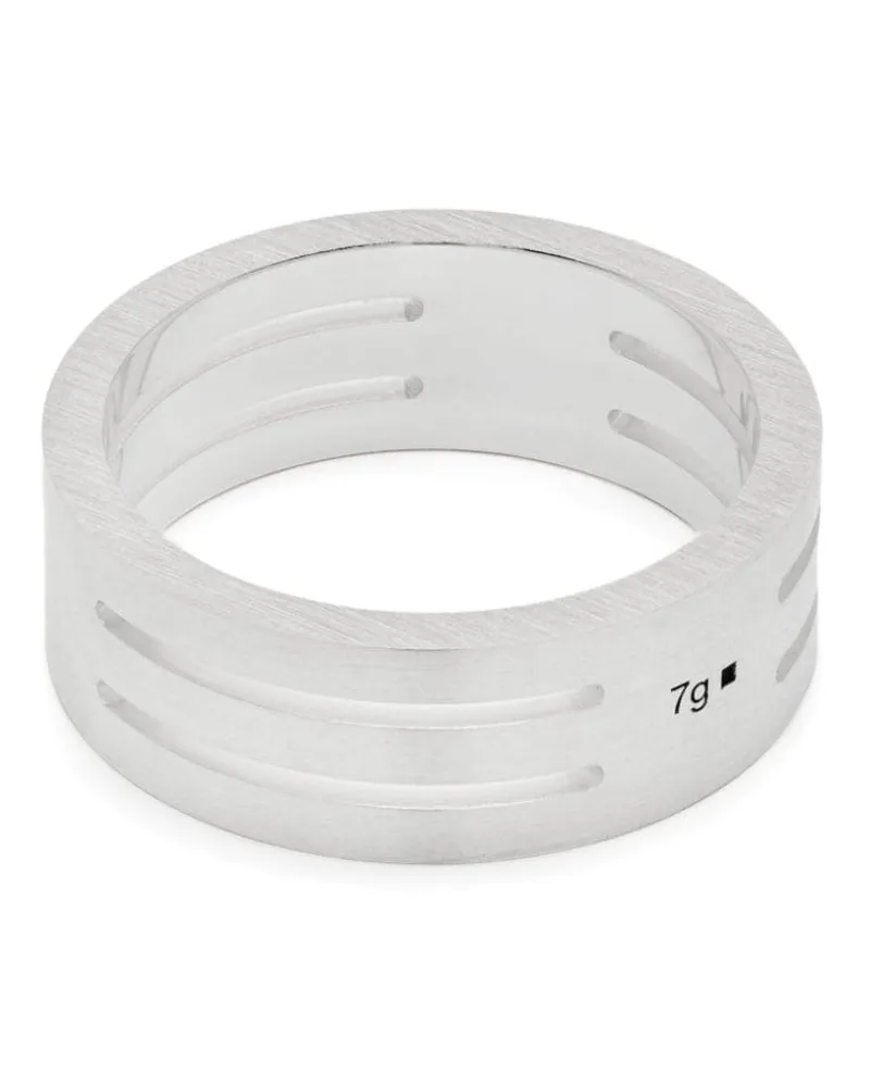 Le Gramme La 7g perforated ring Silber