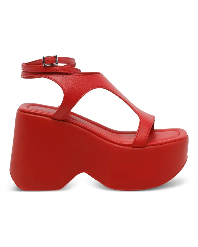 Vic Matié Logic Sandalen mit offener Schnalle - Rot Rot