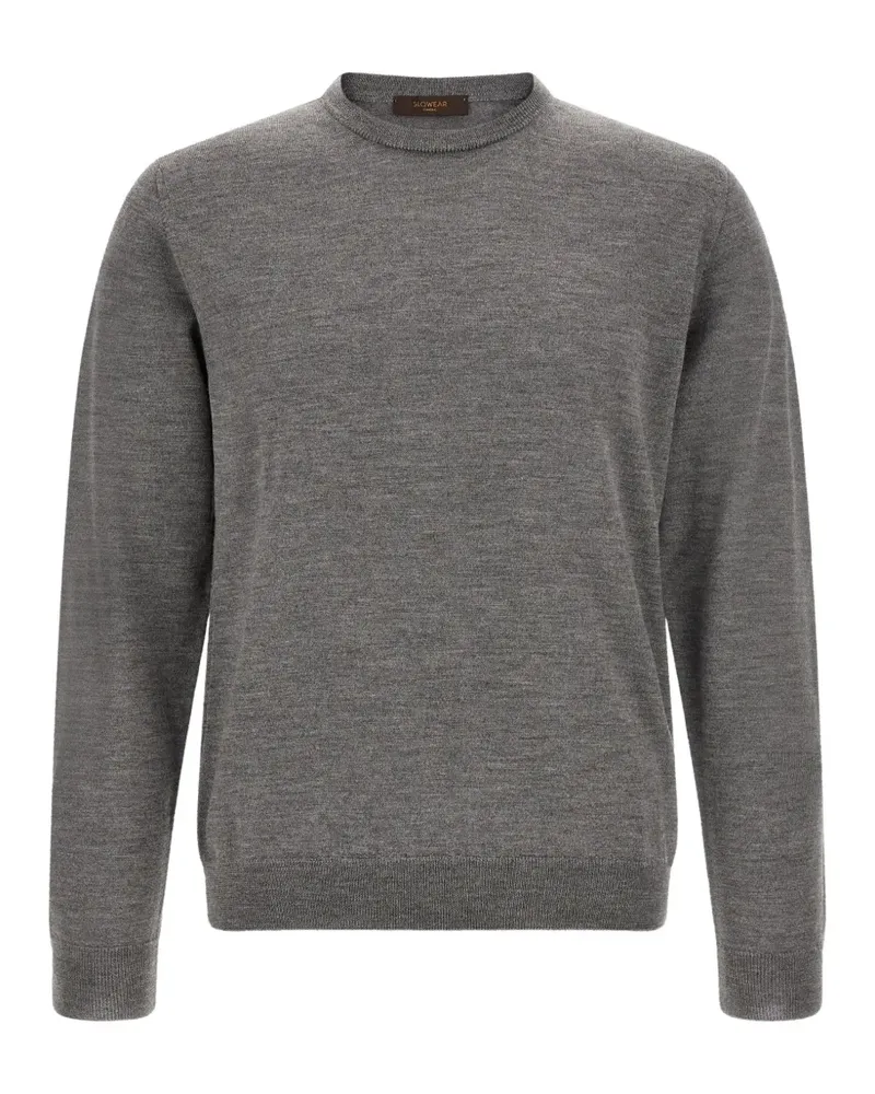 Zanone Pullover mit Rundhalsausschnitt - Grau Grau