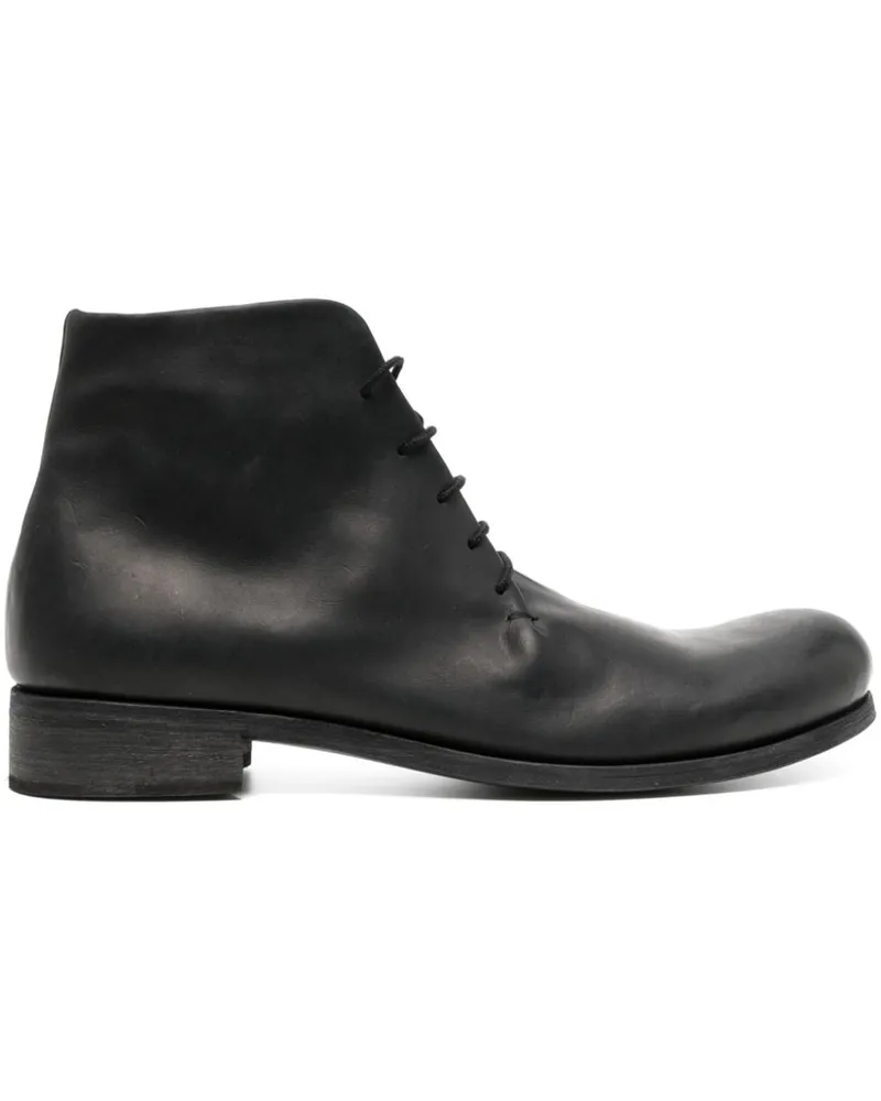 WERKSTATT:MÜNCHEN lace-up leather ankle boots Schwarz