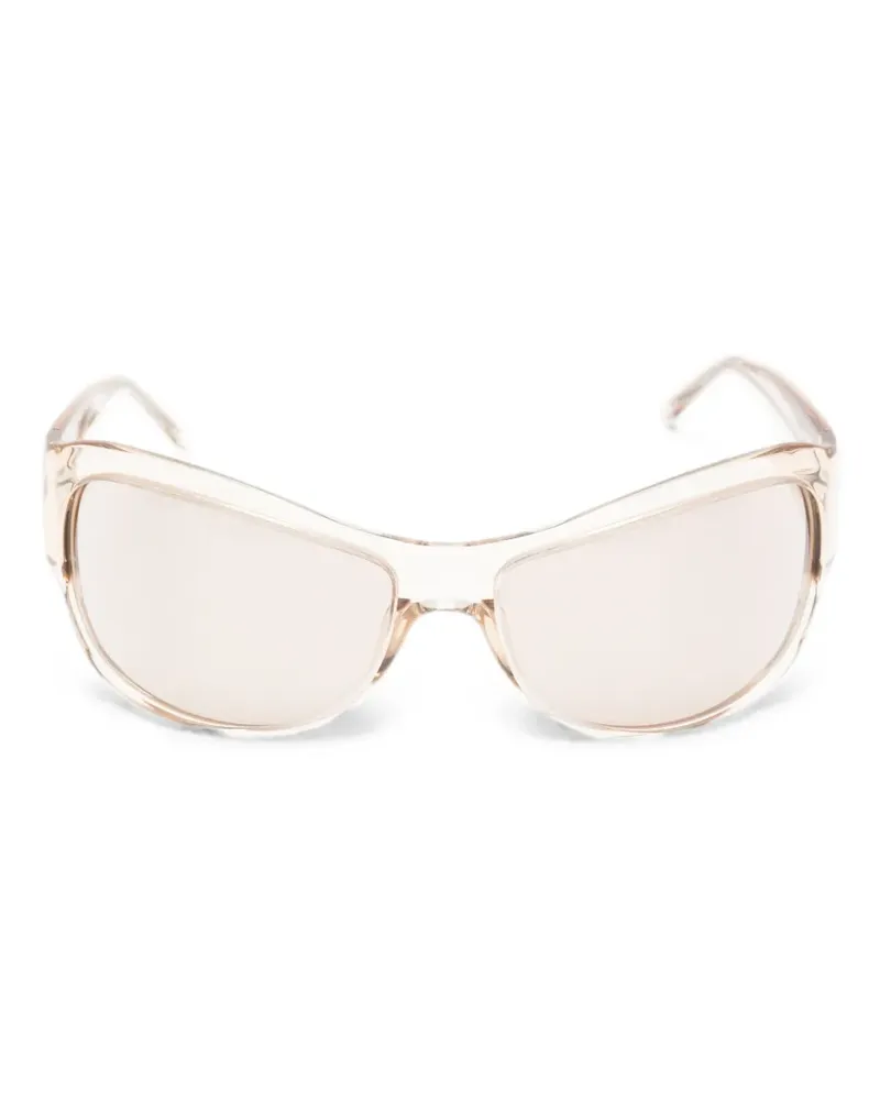 CHIMI Lilah Sonnenbrille mit geometrischen Gestell - Nude Nude