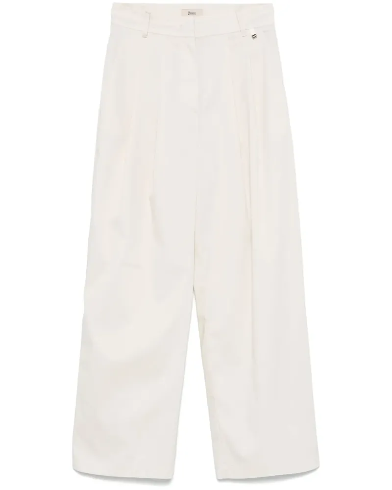 Herno Hose mit Bundfalten - Nude Nude