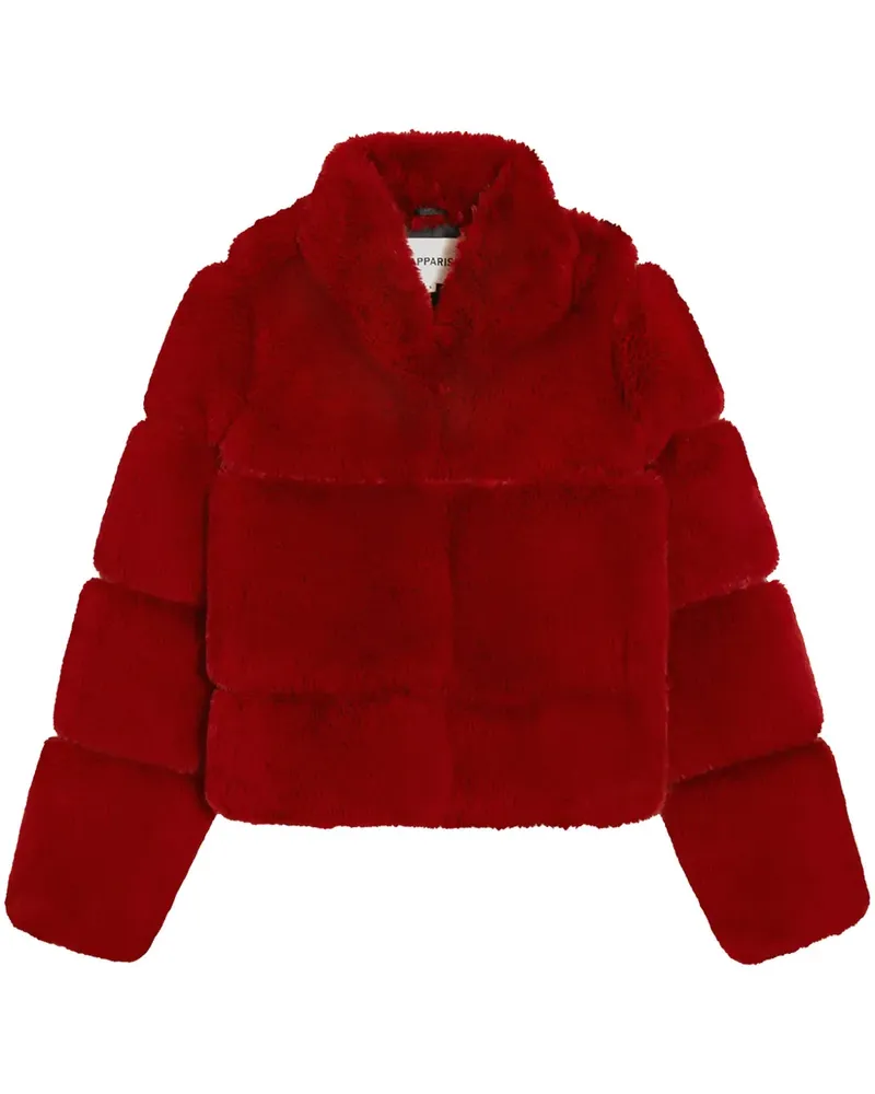 APPARIS Sai Jacke aus Faux Fur - Rot Rot