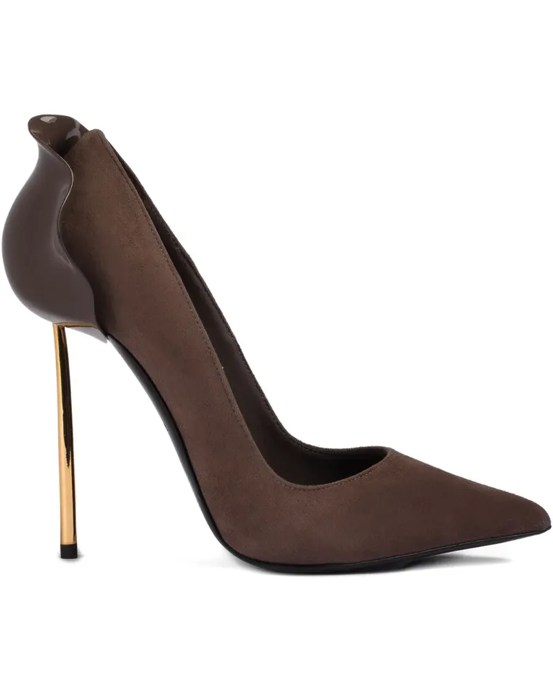 Le Silla Petalo Stiletto-Pumps 120mm - Braun Braun
