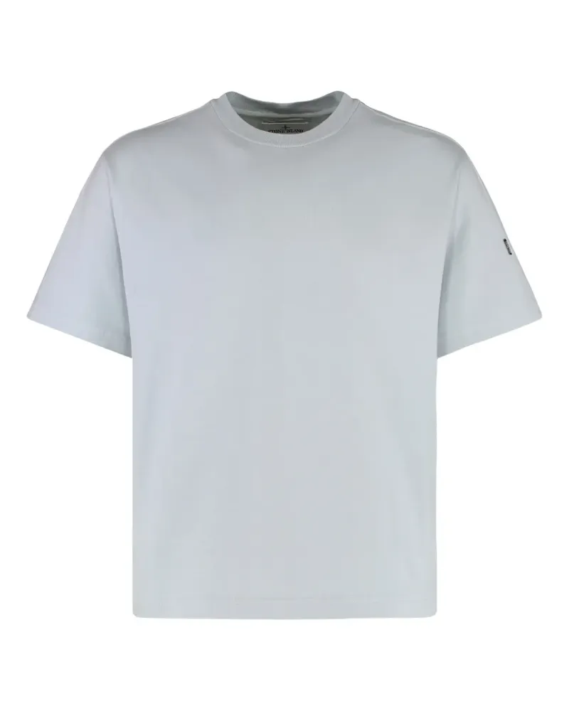 Stone Island T-Shirt mit rundem Ausschnitt - Blau Blau