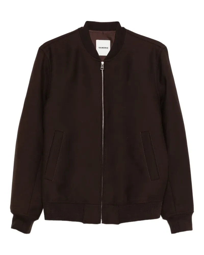 Sandro Bomberjacke im Layering-Look - Braun Braun