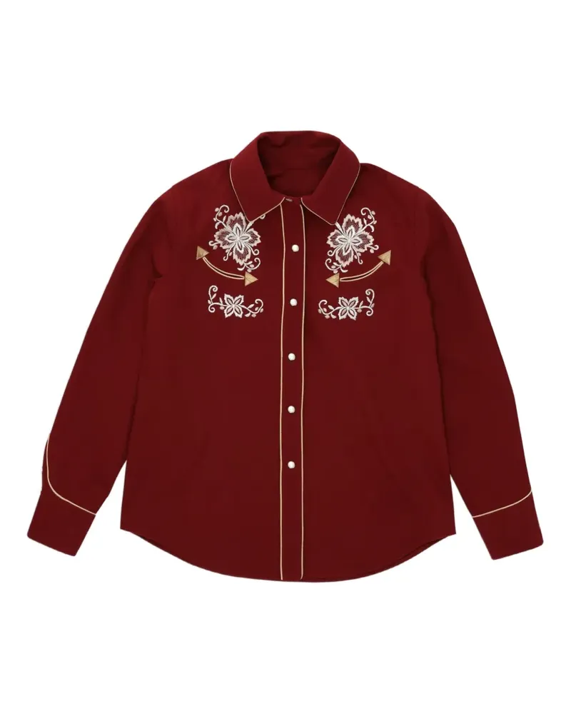Fortela Taissa embroidered shirt - Rot Rot