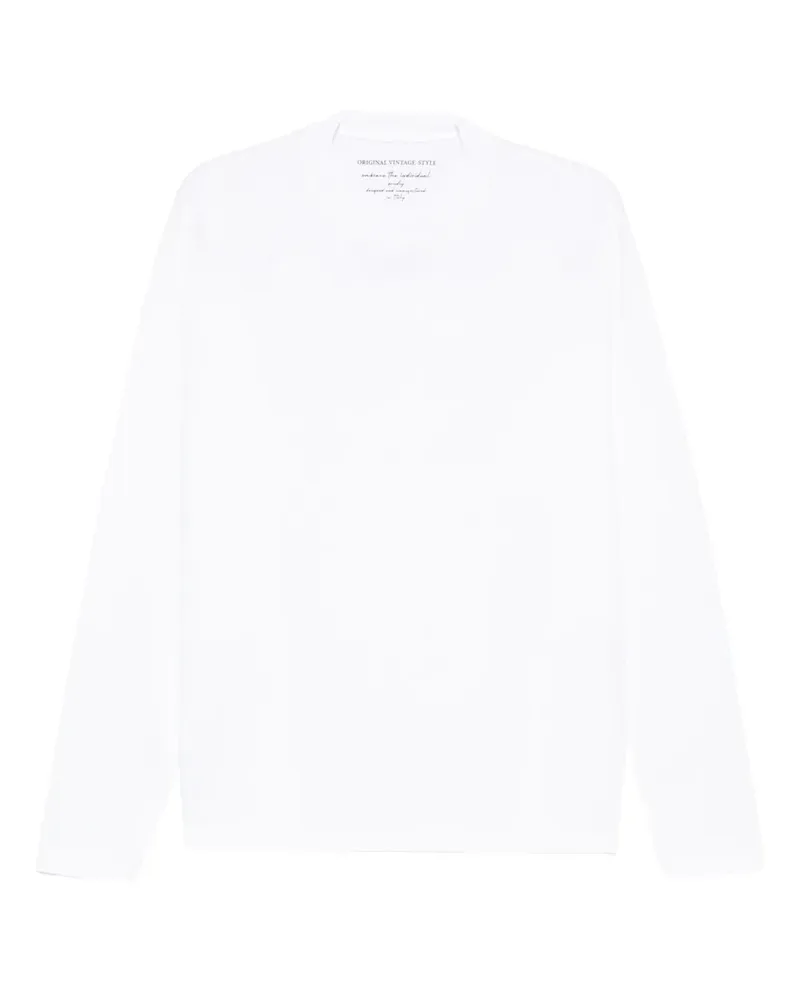 Original Vintage Style Pepper Langarmshirt - Weiß Weiß