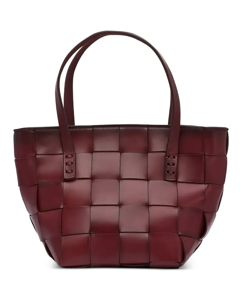 Dragon Diffusion Mini Japan Tote Bag mit Webmuster - Rot Rot