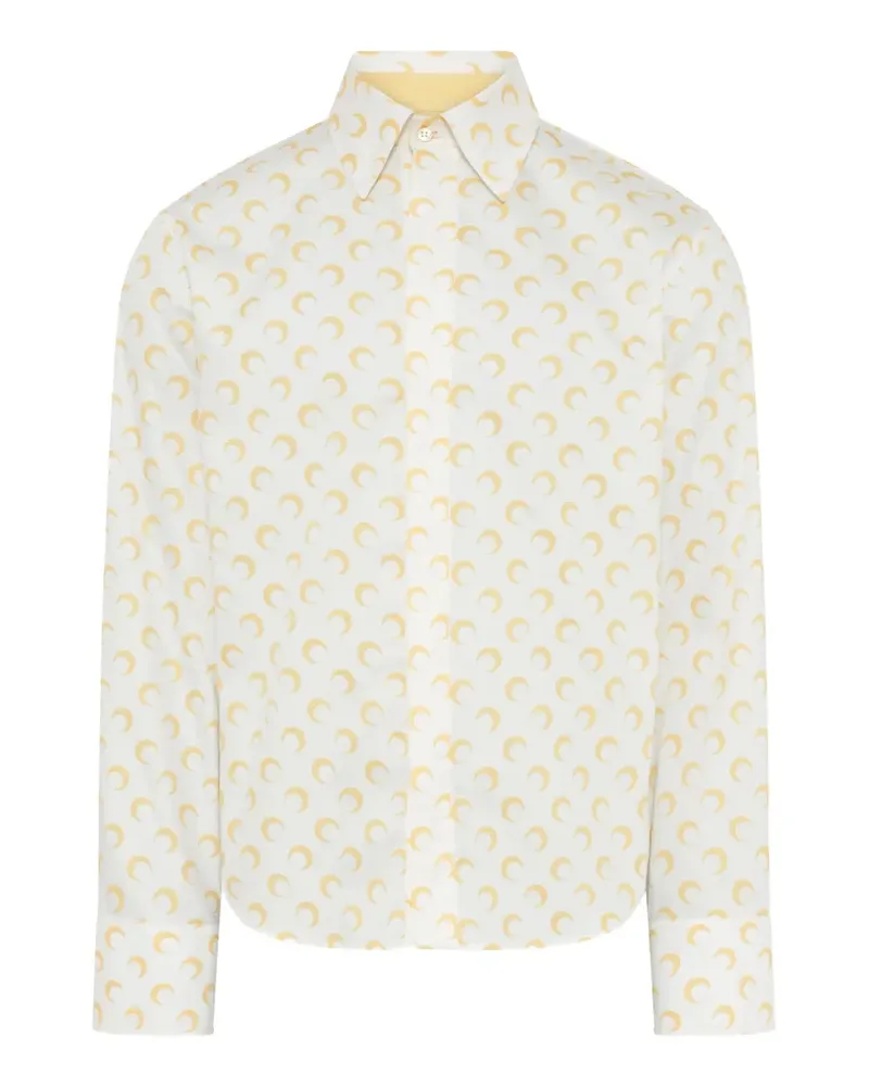 Marine Serre printed shirt - Weiß Weiß
