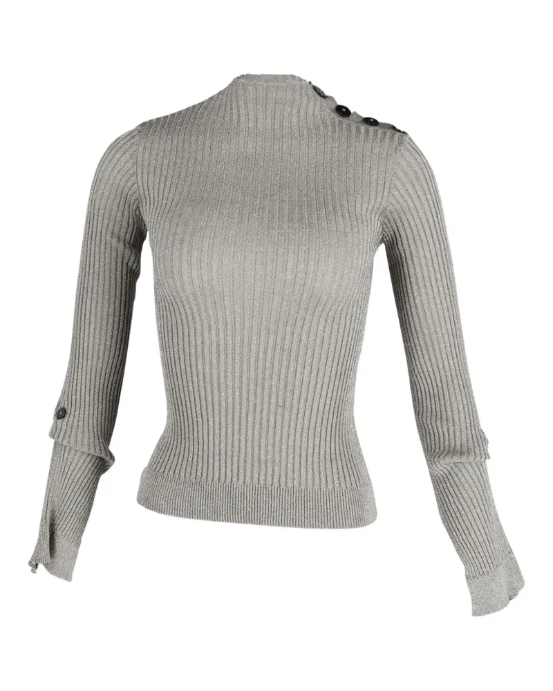 Roland Mouret ribbed-knit sweater - Grau Grau