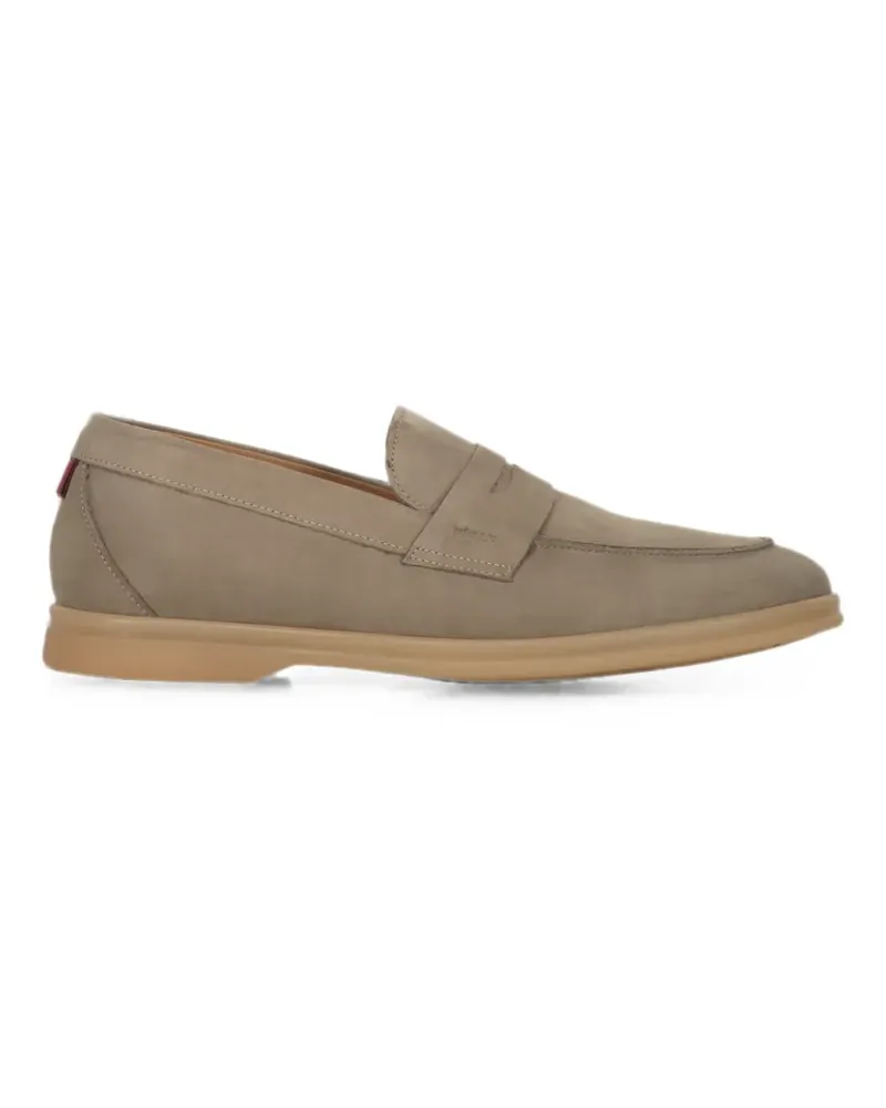Bally Loafer aus Wildleder - Grau Grau
