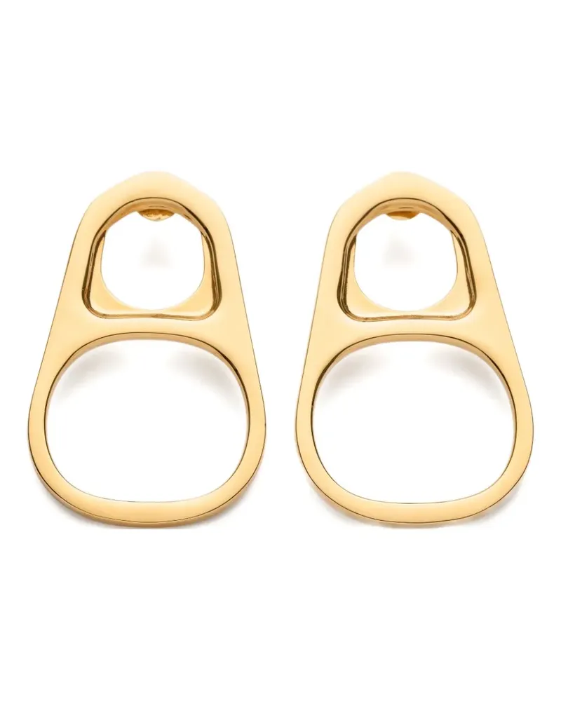 Jean Paul Gaultier Ohrringe mit Lasche - Gold Gold