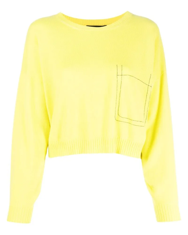 Fabiana Filippi Kaschmirpullover mit Perlen - Gelb Gelb