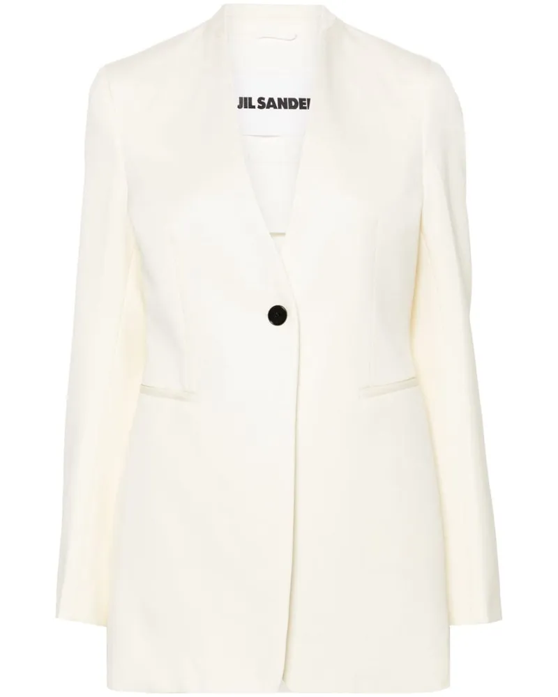 Jil Sander Einreihiges Sakko - Nude Nude