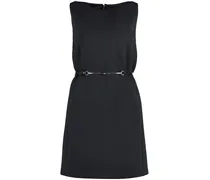 Kleid mit Gürtel - Schwarz
