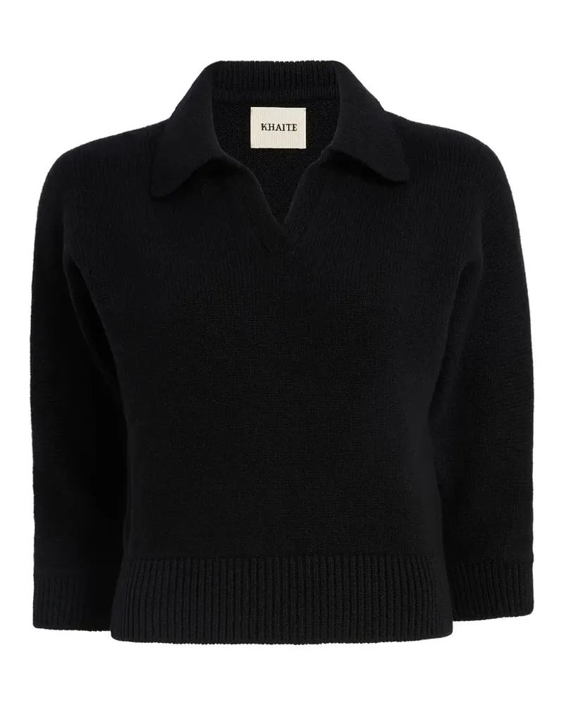 KHAITE Poloshirt aus Kaschmir - Schwarz Schwarz
