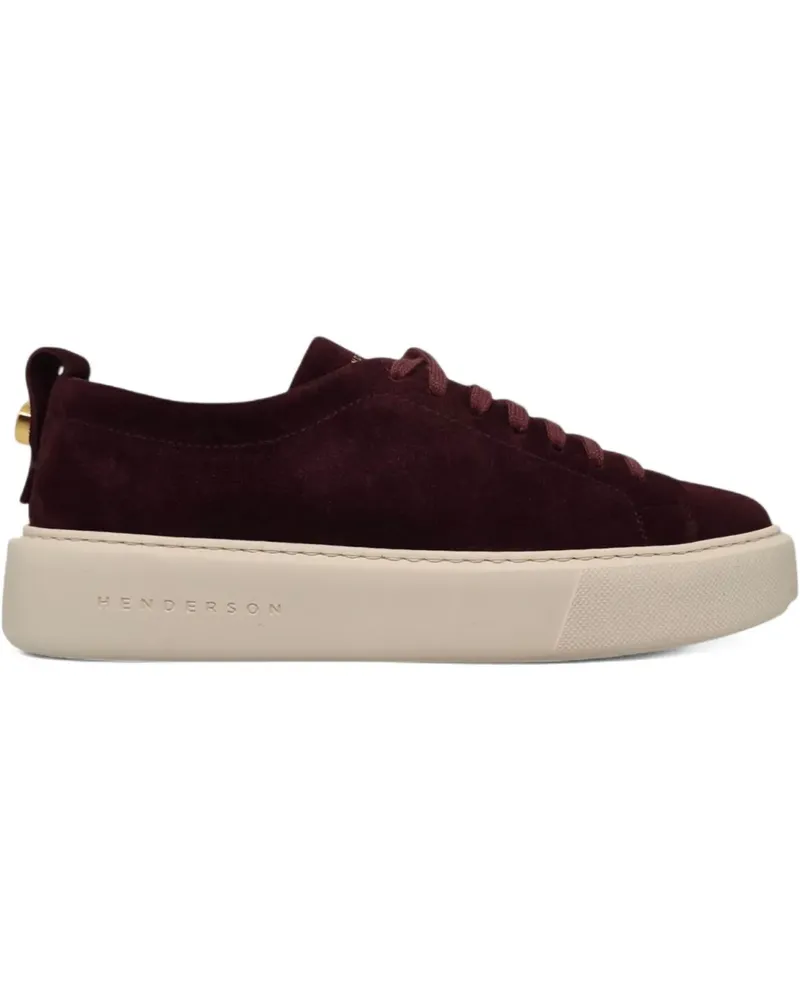 Henderson 30mm lace-up platform sneakers - Rot Rot