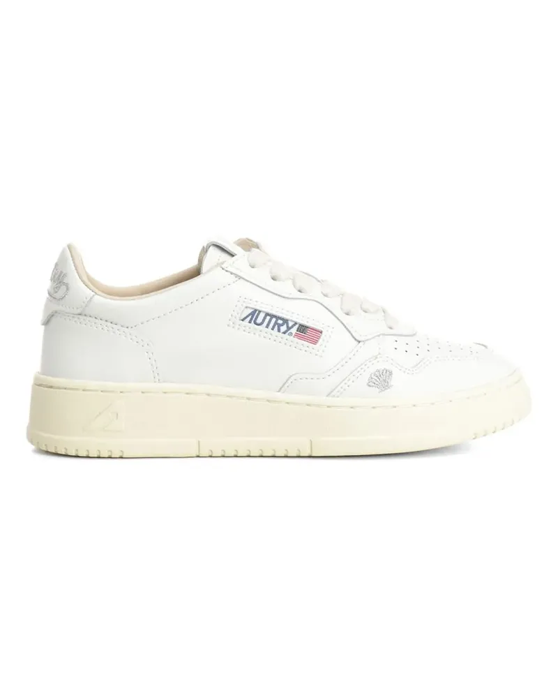 AUTRY Medalist Low leather sneakers - Weiß Weiß