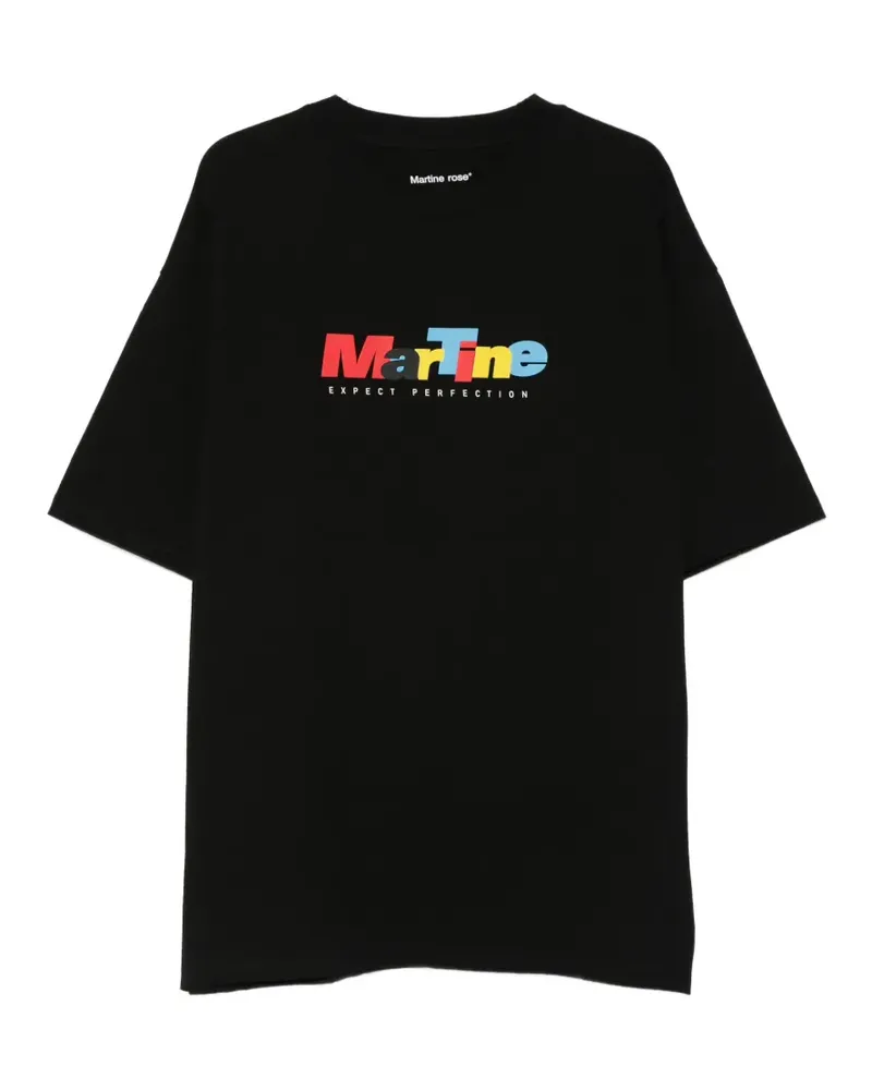 Martine Rose graphic T-shirt - Schwarz Schwarz