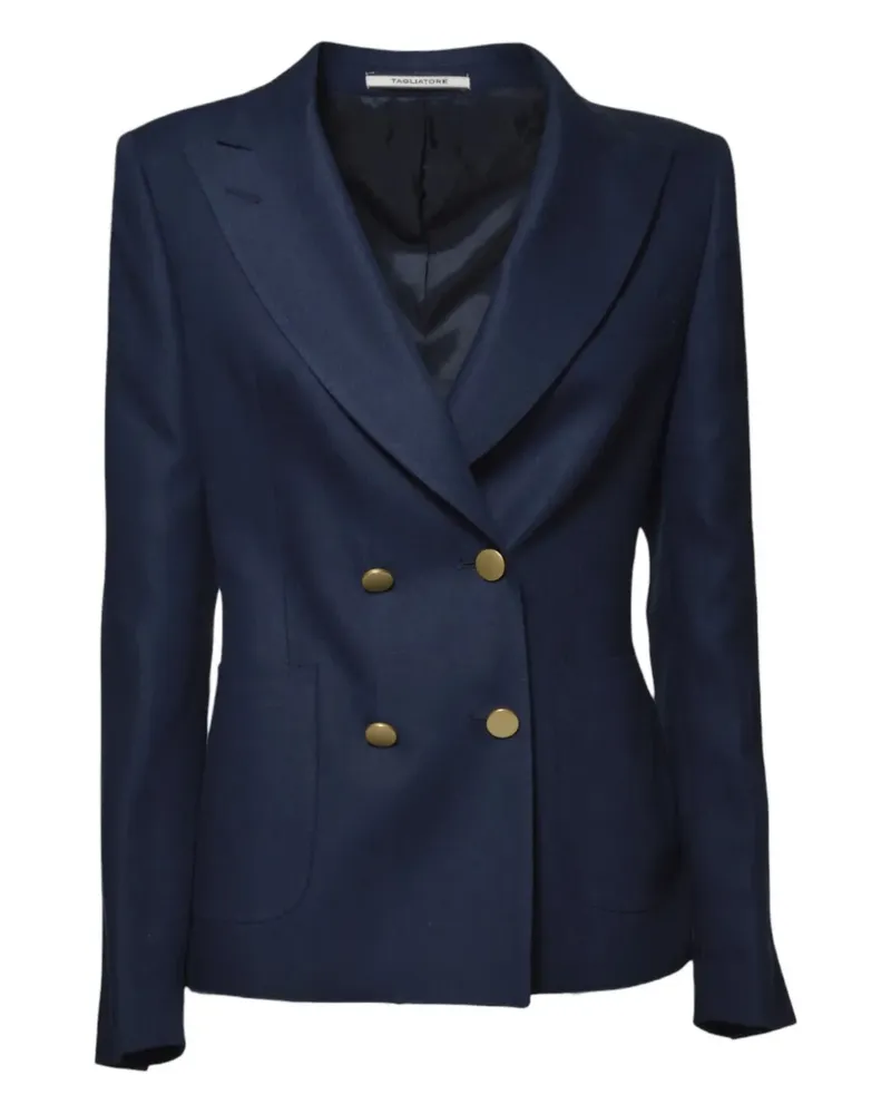 Tagliatore Doppelreihiges Sakko - Blau Blau