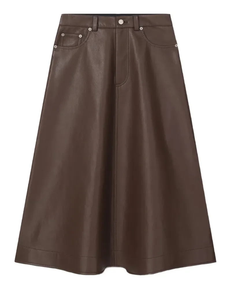 Nanushka Cintia A-line midi skirt - Braun Braun