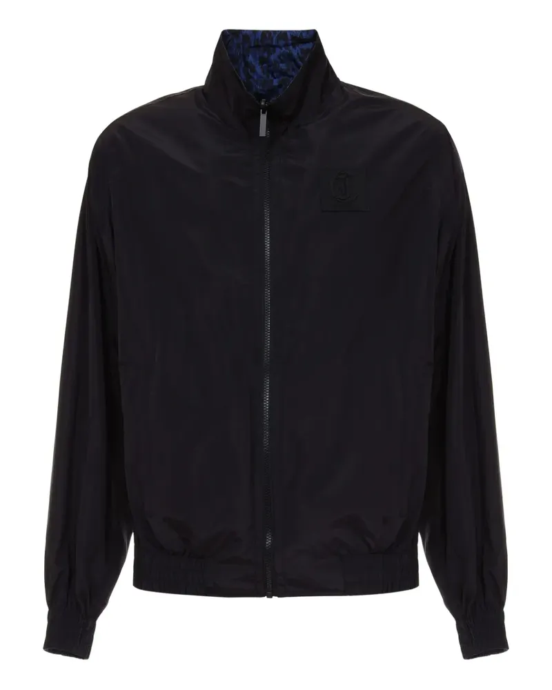 Just Cavalli Wendbare Jacke mit Reißverschluss - Schwarz Schwarz