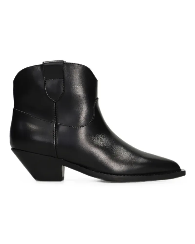 Via Roma 15 pointed-toe ankle boots - Schwarz Schwarz