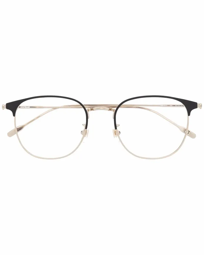 Montblanc Brille mit Horngestell - Gold Gold