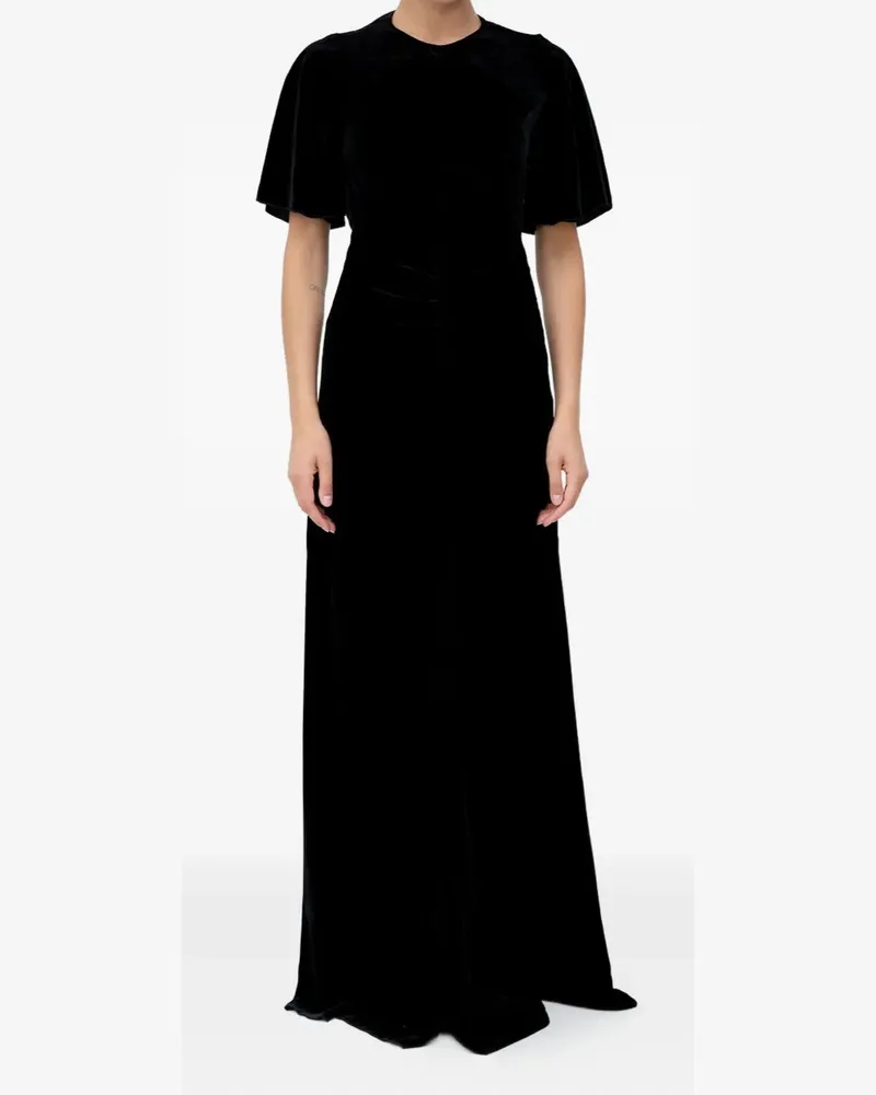 N° 21 open-back maxi dress - Schwarz Schwarz