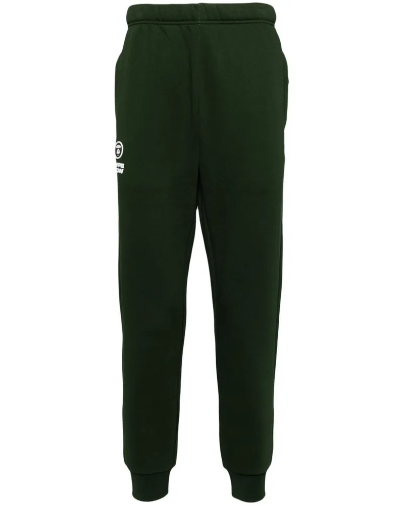 BAPE Jogginghose mit Logo-Patch - Grün Grün
