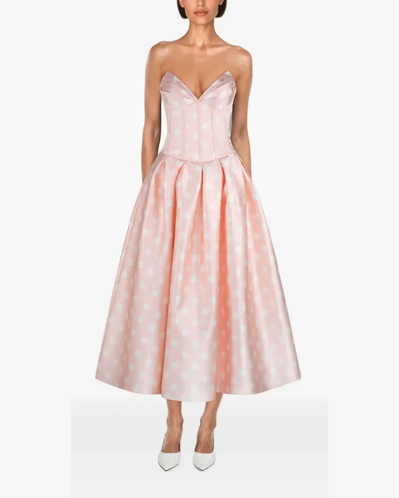Atoir polka-dot corset-style dress - Rosa Rosa
