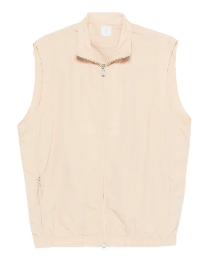 Eleventy Weste mit Reißverschluss - Nude Nude