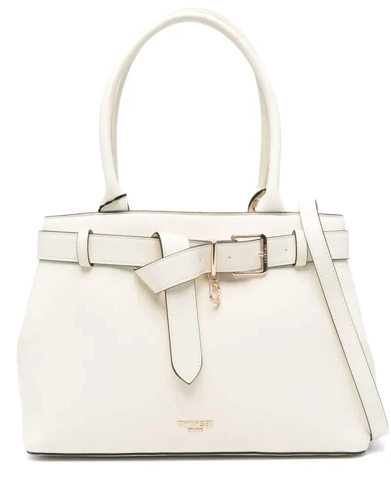 Twin-Set Handtasche aus Faux-Leder - Nude Nude
