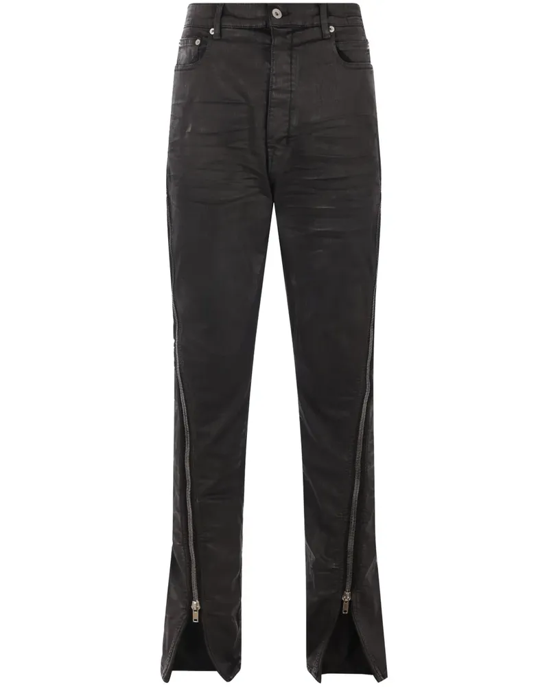 DRKSHDW by Rick Owens Bolan Banana Skinny-Jeans - Schwarz Schwarz