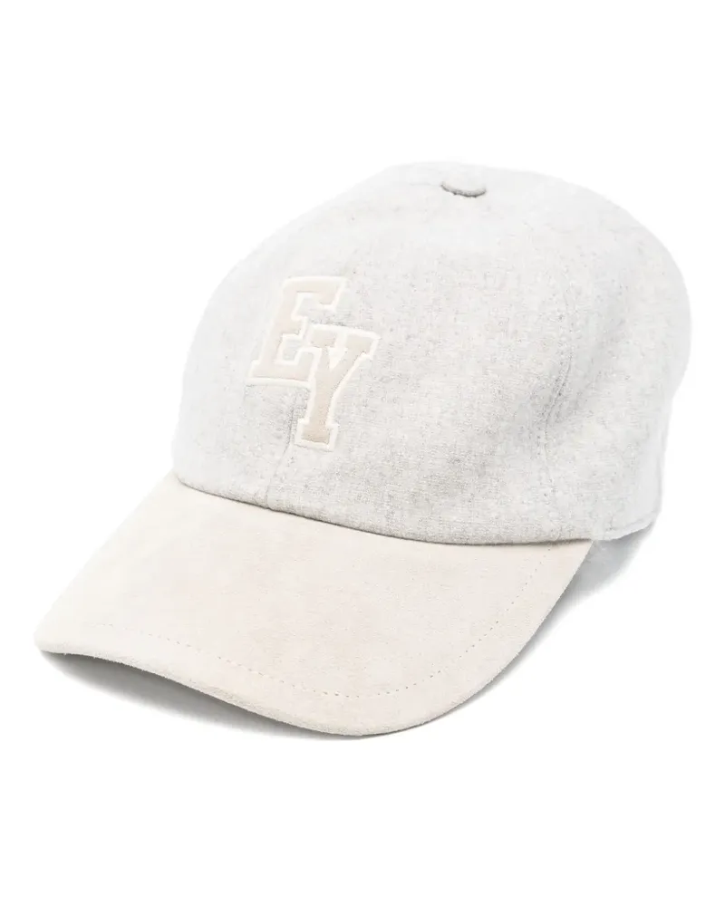 Eleventy Baseballkappe mit Logo-Stickerei - Grau Grau
