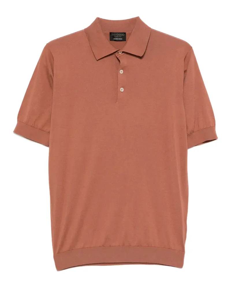 Dell'oglio fine-knit polo shirt - Braun Braun