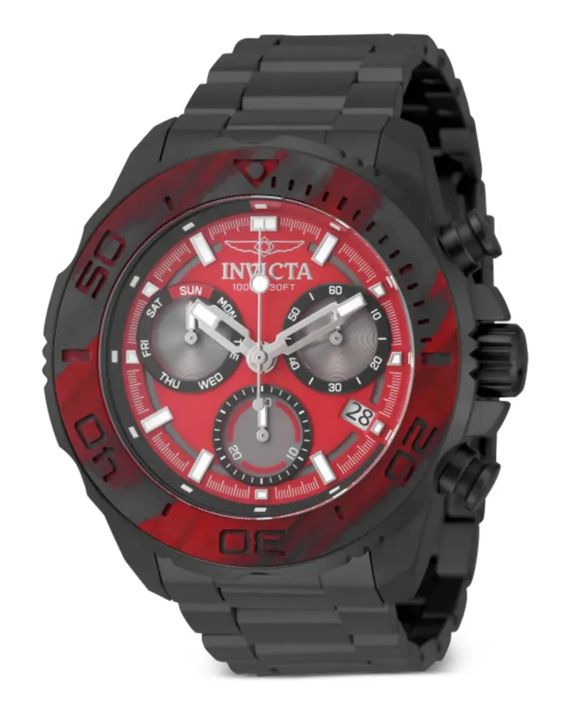 Invicta 48mm Carbon Hawk Armbanduhr - Rot Rot